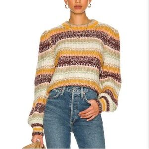 MinkPink Khalida Stripe Sweater Size XS